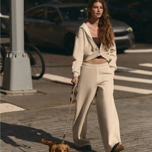 Vuori Women's Cream Straight Leg Pants & Jumpsuit